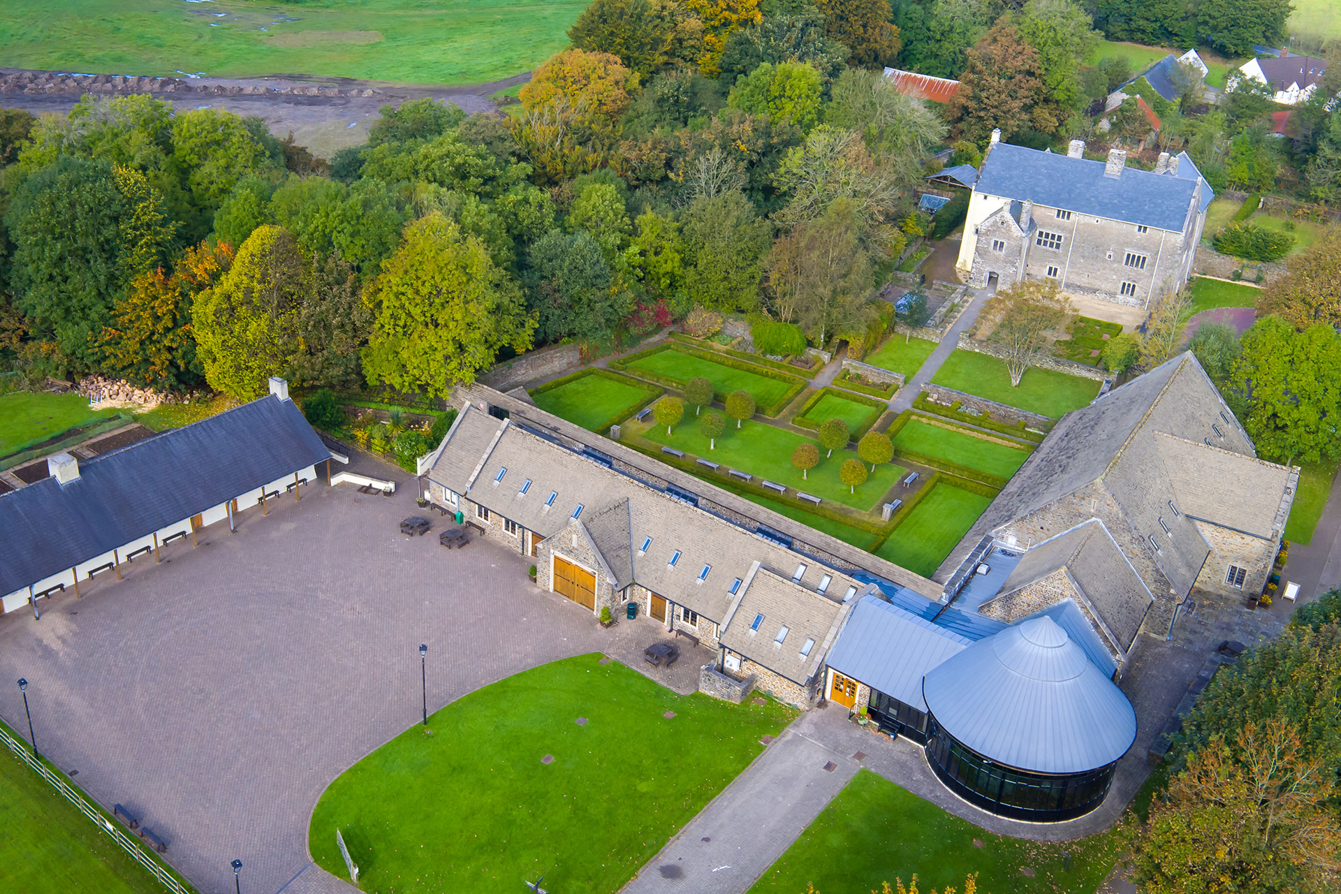 Llancaiach aerial view