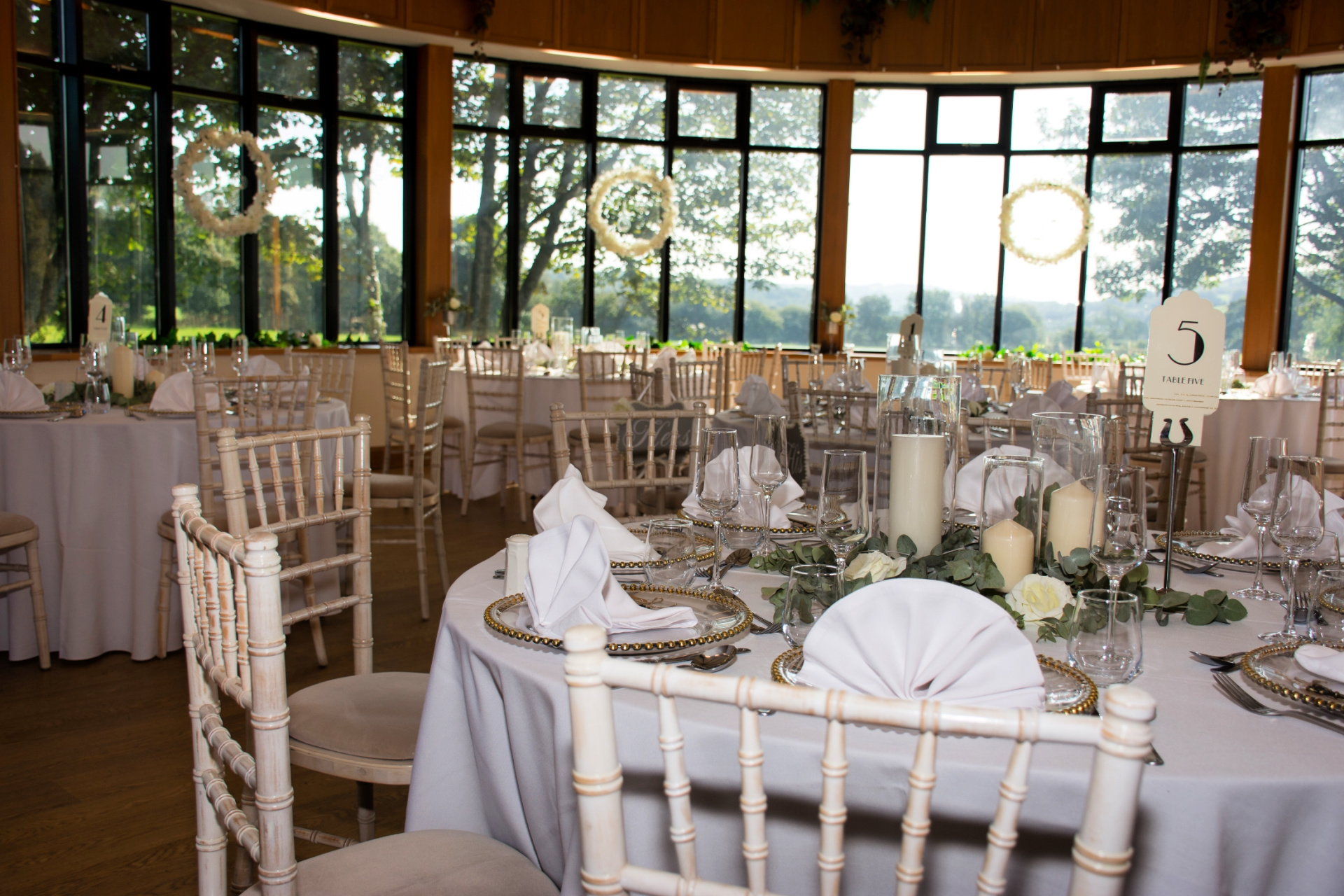 Wedding setup in conservatory 05